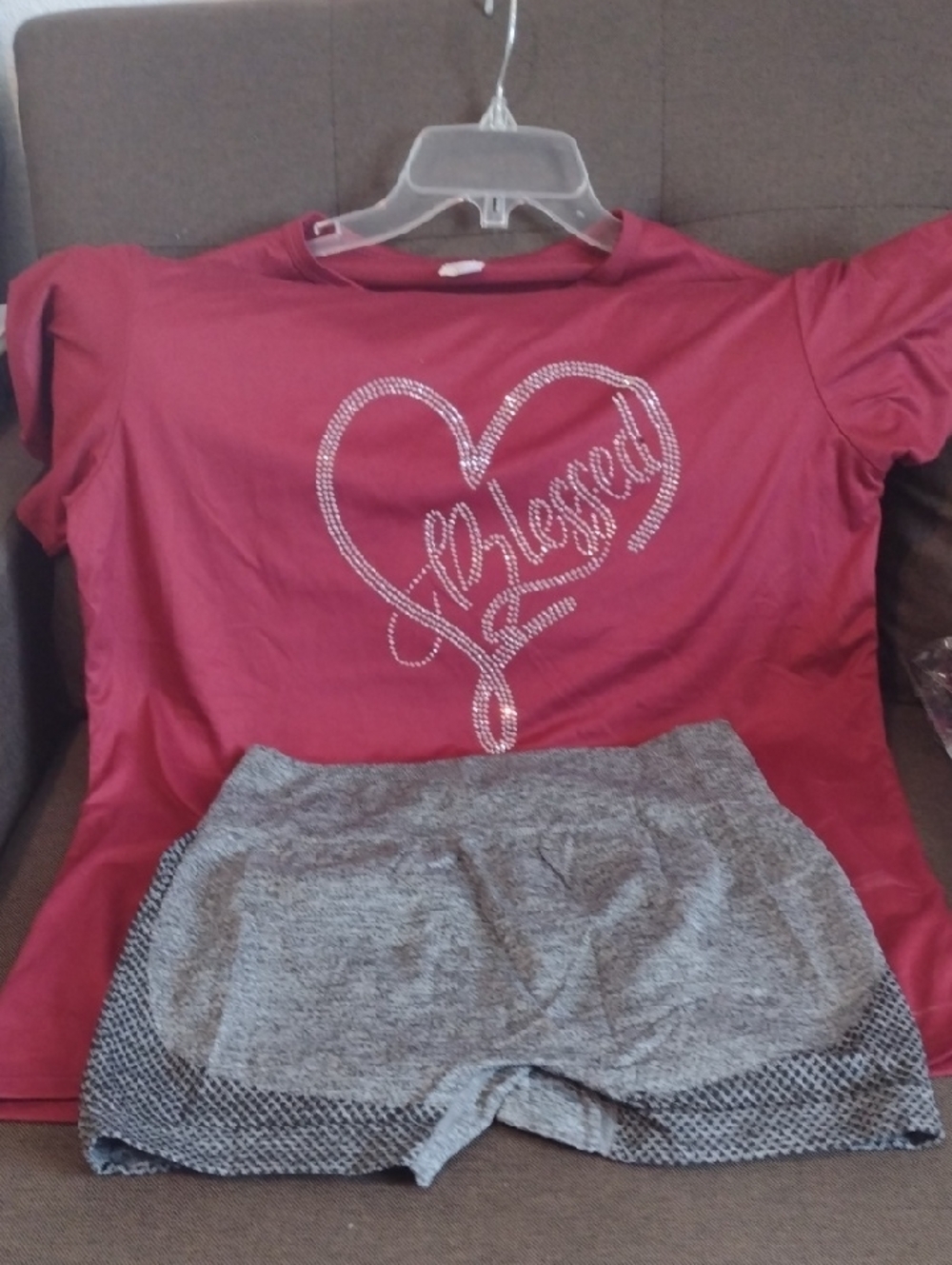 Blessed Heart Graphic T Outfit